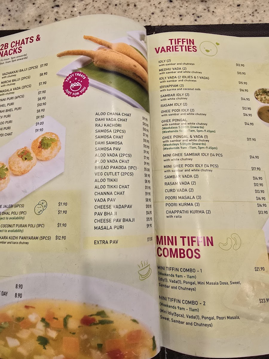 Menu Adyar Ananda Bhavan, Sydney (A2B Sydney)-7